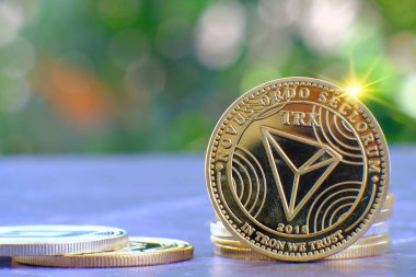 Bitcoin ve ethereum. dijital şifreleme para birimi. 