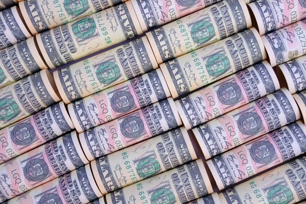 Bize dolar banknot para geçmişi ve tasarruf para ve iş büyüme kavramı, finans ve yatırım kavramı kapatın