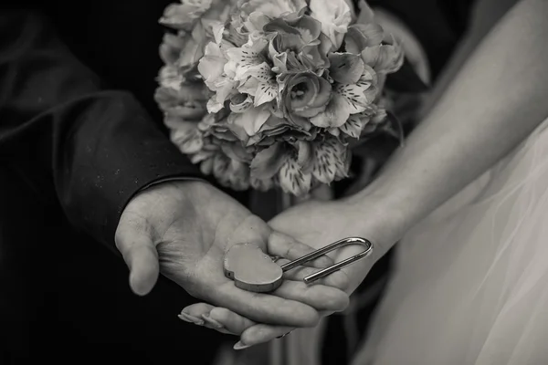 Boda, manos, celebración, parejas , —  Fotos de Stock