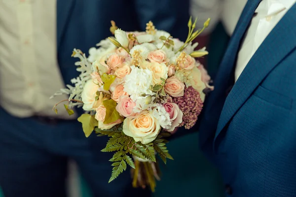 Весілля, букет, наречена, квіти, красиві, білі , — стокове фото