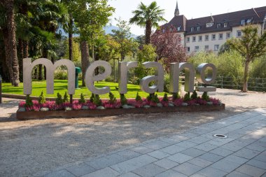 Merano, İtalya, 13 Eylül 2020 - Merano, Bolzano, Güney Tyrol, İtalya 'da 