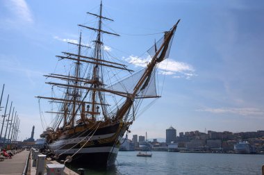 GENOA, ITALY, 17 Haziran 2021 - İtalyan yelkenli 