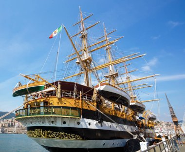 GENOA, ITALY, 17 Haziran 2021 - İtalyan yelkenli 