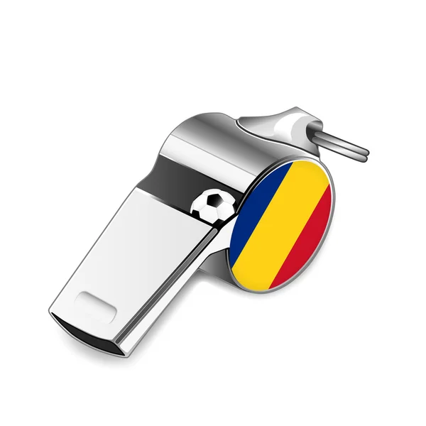 Referee whistle - Romania — Stock Photo, Image