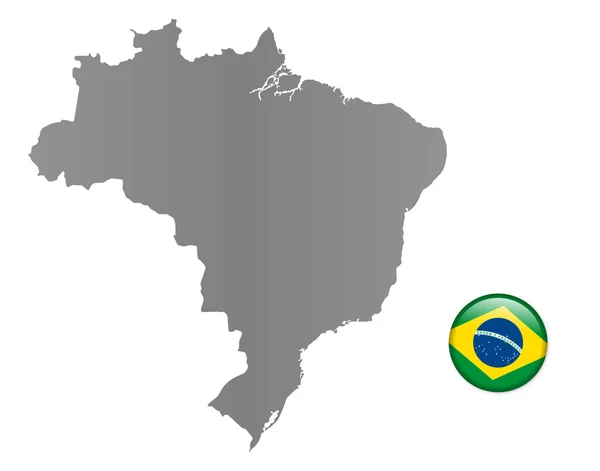 Brazil map — Stock Photo, Image