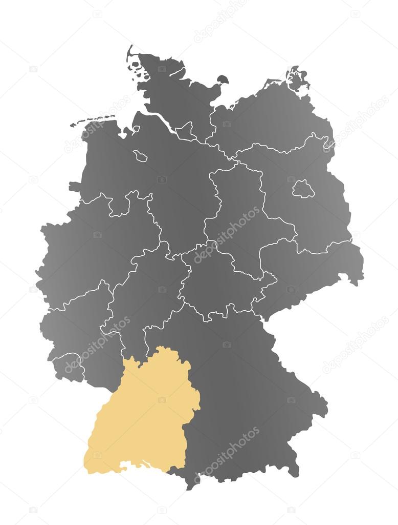 Baden-Württemberg Karte - Deutschland