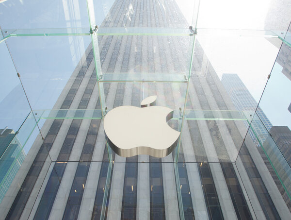 Apple store in Manhattan, NYC.