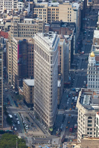 Clădirea Flatiron din Manhattan, NYC . — Fotografie, imagine de stoc