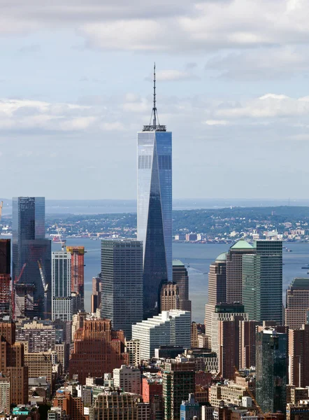 Вежа свободи в Манхеттен, Нью-Йорк. — стокове фото