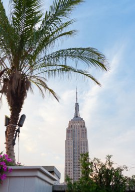 Gün batımında Empire State Binası