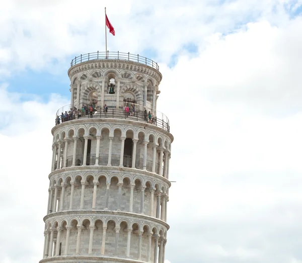 Torre inclinada de Pisa, Italia. — Foto de Stock