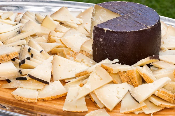 Buffet with pecorino cheese — Stock Photo, Image