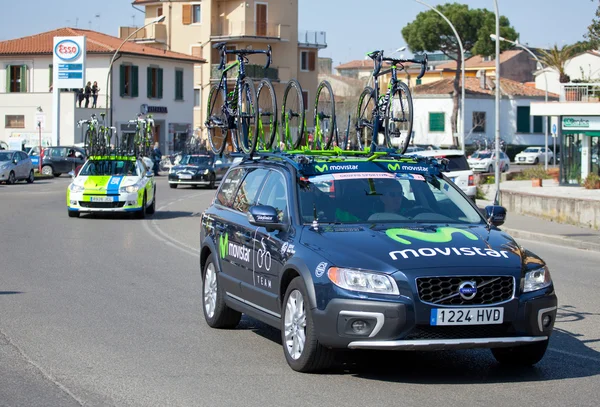 El paso del Tirreno al Adriático en Empoli 13 / 03 / 20 — Foto de Stock