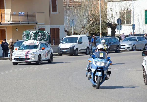 A passagem do Tirreno para o Adriático em Empoli 13 / 03 / 20 — Fotografia de Stock