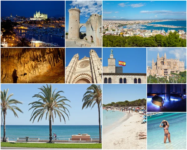 Collage de Palma De Mallorca — Foto de Stock