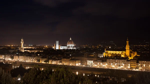 Florença (Firenze) de noite — Fotografia de Stock