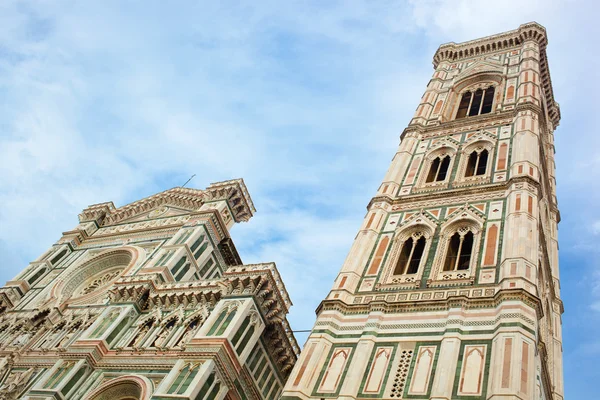 Dzwonnica basilica di santa Maria del fior, Florencja, ja — Zdjęcie stockowe