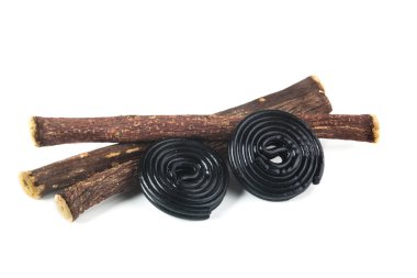 Licorice roots and licorice black clipart