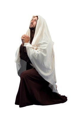 İsa Mesih'in tam uzunlukta diz