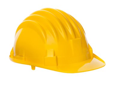 izole sarı kask