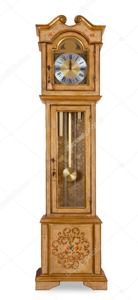 Old grandfather clock