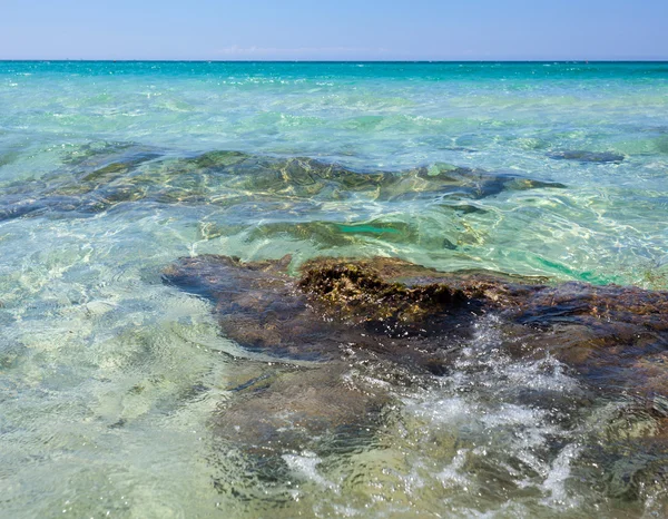Baia Verde strand in de buurt van Gallipoli — Stockfoto