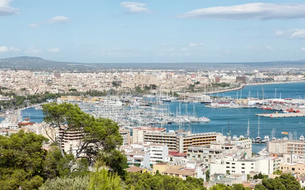 Palma de Mallorca ciudad panorama — Foto de Stock