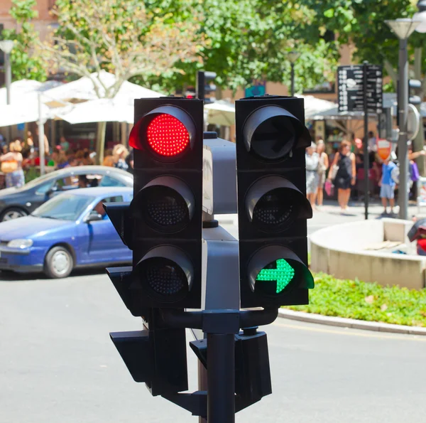 Detalle de un semáforo — Foto de Stock