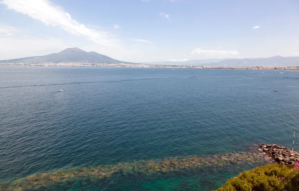 Vista del volcán Monte Vesubio — Foto de Stock