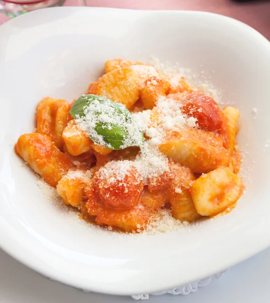 Nhoque caseiro, macarrão de batata italiano — Fotografia de Stock