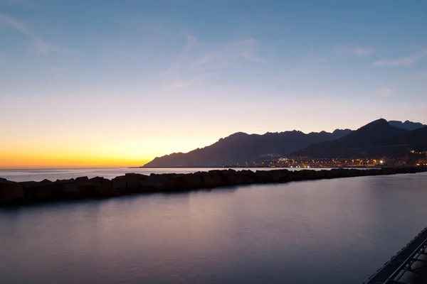 À beira-mar de Salerno — Fotografia de Stock