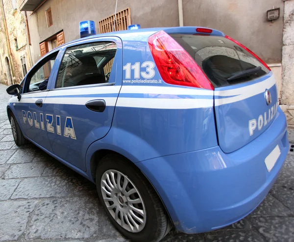 Carro da polícia italiana — Fotografia de Stock