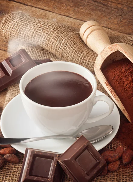 Šálek horké čokolády — Stock fotografie