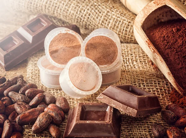 Cápsulas de chocolate — Fotografia de Stock
