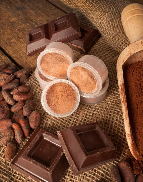 Cápsulas de chocolate — Fotografia de Stock