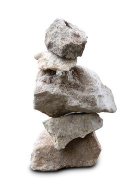 Birden çok granit taş yığını