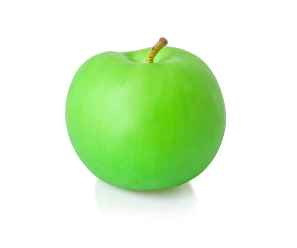 Artificial green apple — Stock Photo, Image