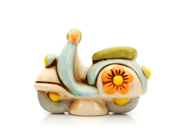 Kleine decoratieve object vormige scooter — Stockfoto