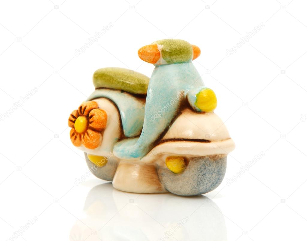 Small decorative object shaped scooter