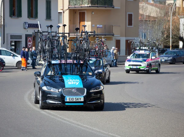 Paso del Tirreno al Adriático en Empoli — Foto de Stock