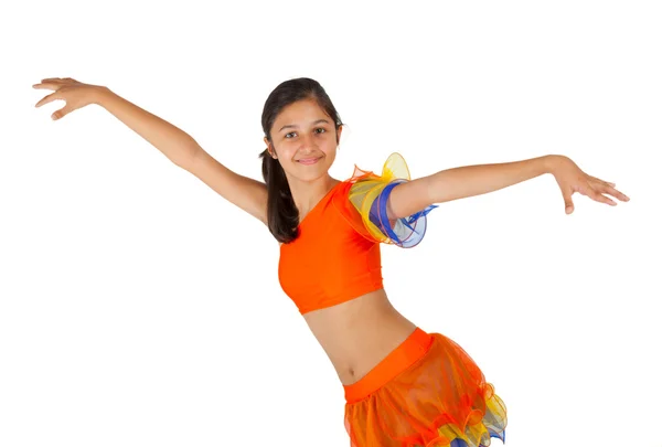 Tienermeisje dansen — Stockfoto