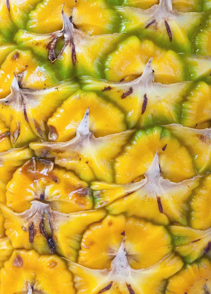 Makrohintergrund der Ananas — Stockfoto