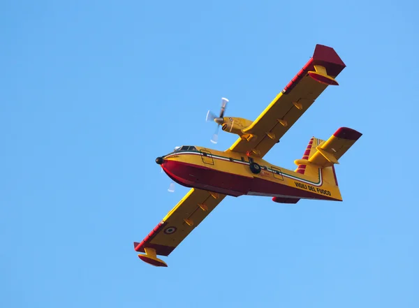 Luchtfoto brandbestrijding — Stockfoto