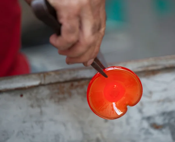 Handcrafted of glass blowing — Stock Photo, Image