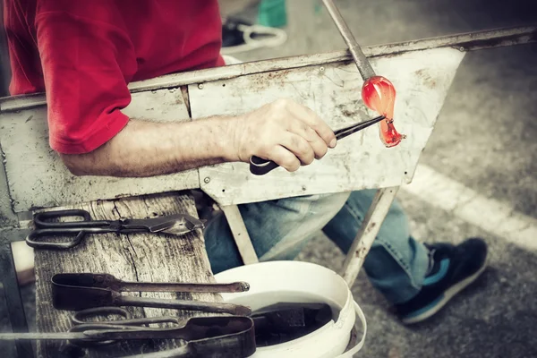 Handcrafted of glass blowing — Stock Photo, Image