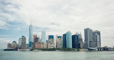 Şehir New York şehir manzarası
