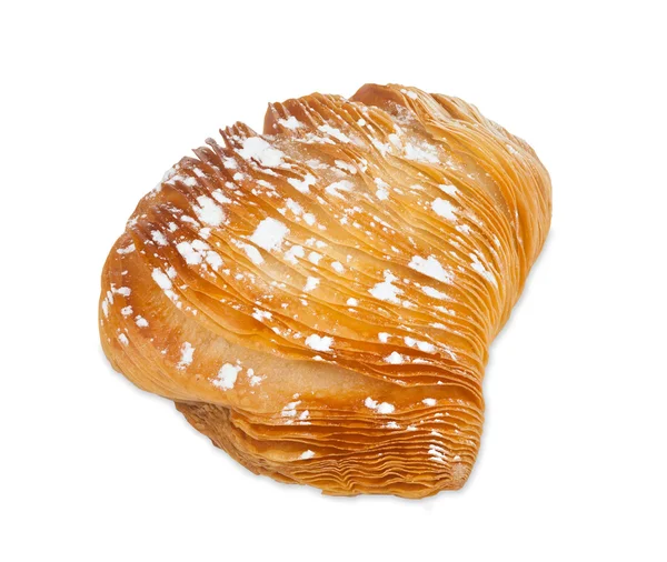 Неаполітанська sfogliatella riccia — стокове фото