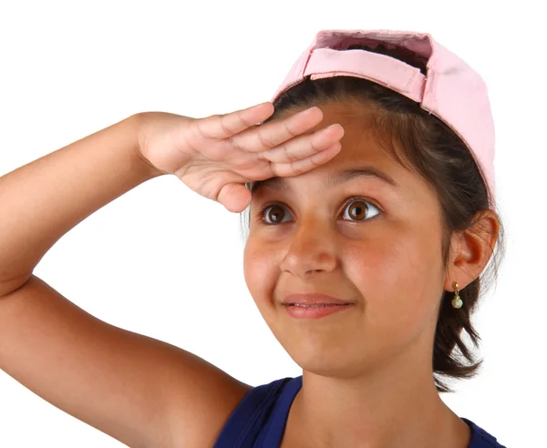 Little girl looks away — Stock Photo, Image