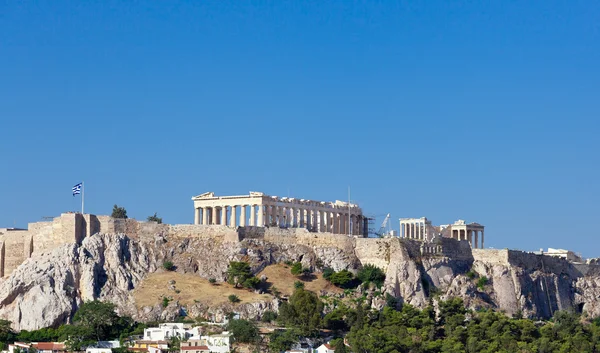 Parthenon-Tempel auf Athener Akropolis — Stockfoto