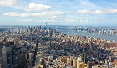 Cityscape Manhattan, New York kenti.